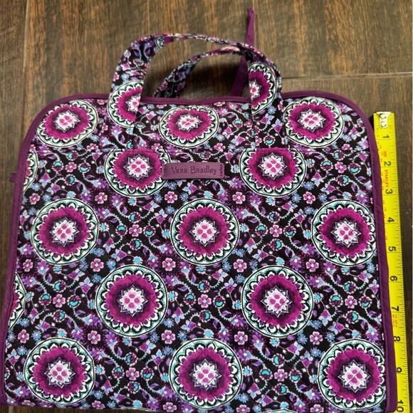 Vera Bradley Large Hanging Travel Organizer in Purple Medallion Print NWOT - Picture 11 of 14